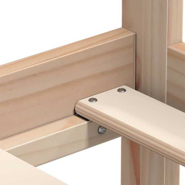 vidaXL Day Bed without Mattress Solid Wood Pine 90x200cm