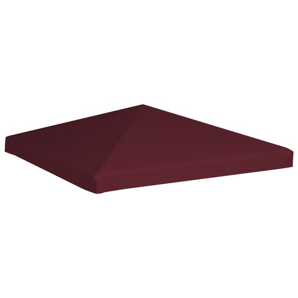 vidaXL Gazebo Top Cover 310 g/m² 3x3 m Bordeaux