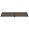 vidaXL Door Canopy Black 200x100 cm PC