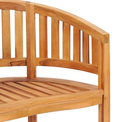 vidaXL Banana Chair Solid Teak Wood,  vidaXL Banana Chair Solid Teak Wood