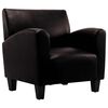 vidaXL Sofa Chair Dark Brown Faux Leather