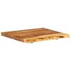 vidaXL Bathroom Vanity Top Solid Acacia Wood 58x52x3.8 cm