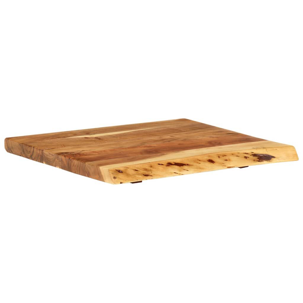 vidaXL Bathroom Vanity Top Solid Acacia Wood 58x52x3.8 cm