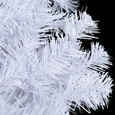 vidaXL Artificial Pre-lit Christmas Tree with Stand 120 cm 230 Branches, white vidaXL Artificial Pre-lit Christmas Tree with Stand 120 cm 230 Branches