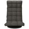 vidaXL Swivel Floor Chair Dark Grey Fabric