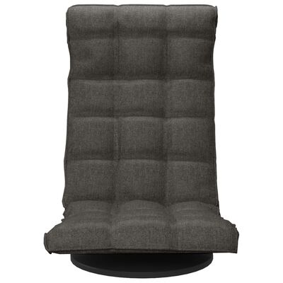 vidaXL Swivel Floor Chair Dark Grey Fabric, dark grey vidaXL Swivel Floor Chair Dark Grey Fabric