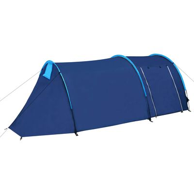 vidaXL Camping Tent 4 Persons Navy Blue/Light Blue, light blue vidaXL Camping Tent 4 Persons Navy Blue/Light Blue