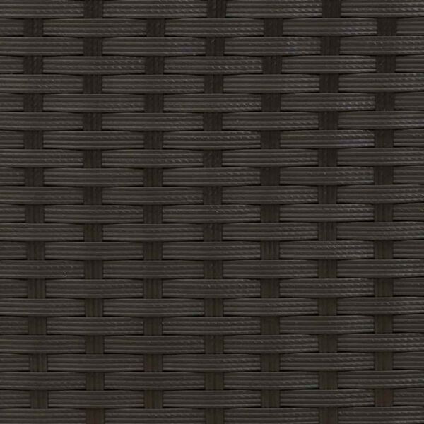 vidaXL Stackable Outdoor Chairs 2 pcs Poly Rattan Black