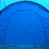vidaXL Camping Tent Polyester 9 Persons Blue-dark Blue
