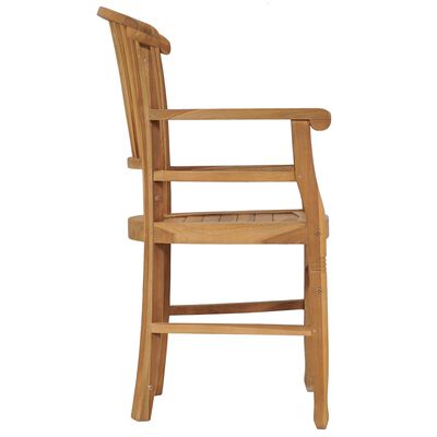 vidaXL Garden Chairs 2 pcs Solid Teak Wood,  vidaXL Garden Chairs 2 pcs Solid Teak Wood