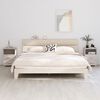 vidaXL Bedside Cabinets HAMAR 2 pcs White 40x35x62 cm Solid Wood