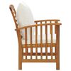 vidaXL 5 Piece Garden Lounge Set with Cushions Solid Acacia Wood (310257+310260+310263)