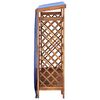 vidaXL Firewood Storage Shed 105x38x115 cm Solid Acacia Wood