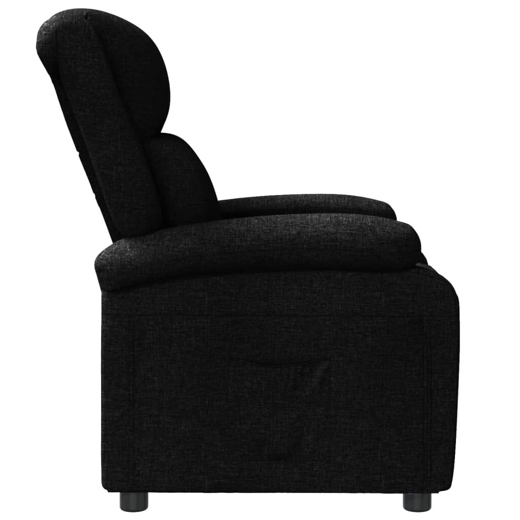vidaXL Recliner Chair Light Grey Fabric