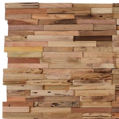 vidaXL Wall Cladding Panels 10 pcs 1.03 m² Recycled Teak Wood, natural vidaXL Wall Cladding Panels 10 pcs 1.03 m² Recycled Teak Wood