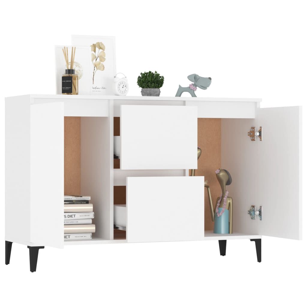 vidaXL Sideboard White 104x35x70 cm Engineered Wood