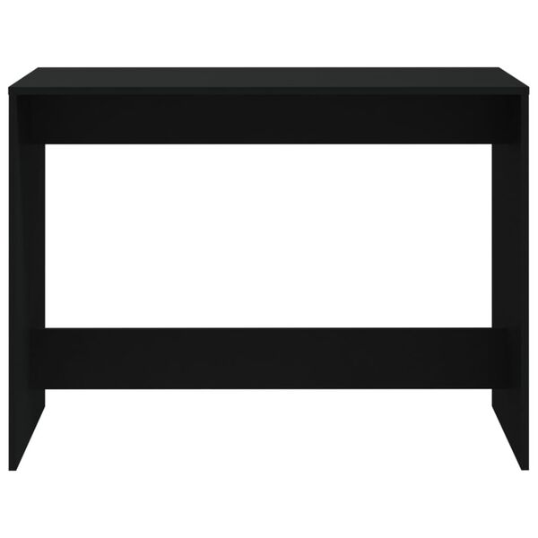 vidaXL 3 Piece Dining Set Black Engineered Wood