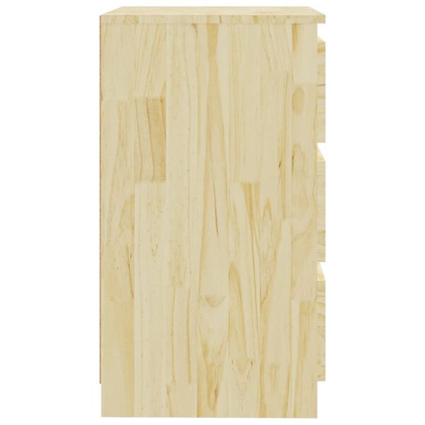 vidaXL Bedside Cabinets 2 pcs 60x36x64 cm Solid Pinewood