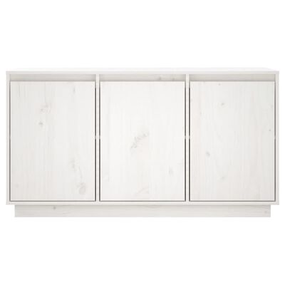 vidaXL Sideboard White 111x34x60 cm Solid Wood Pine, white vidaXL Sideboard White 111x34x60 cm Solid Wood Pine