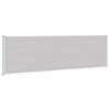 vidaXL Patio Retractable Side Awning 180x614 cm Grey