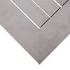 vidaXL 7 Piece Outdoor Dining Set Grey Wash Solid Acacia Wood