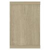 vidaXL Wall Cube Shelf 2 pcs Sonoma Oak 60x15x23 cm Engineered Wood