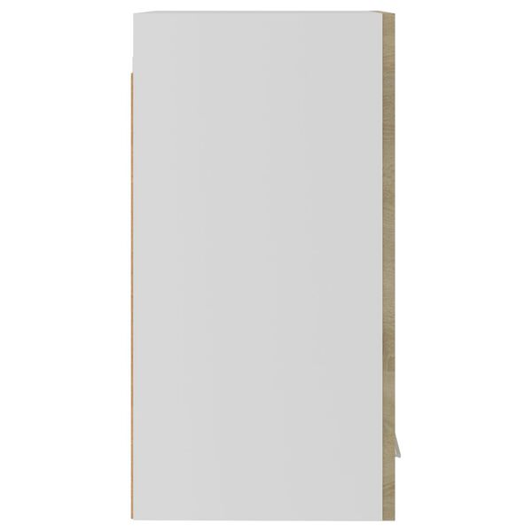 vidaXL Hanging Cabinet Sonoma Oak 29.5x31x60 cm Engineered Wood