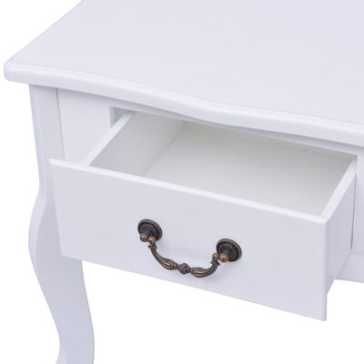 vidaXL Bedside Cabinet MDF White,  vidaXL Bedside Cabinet MDF White