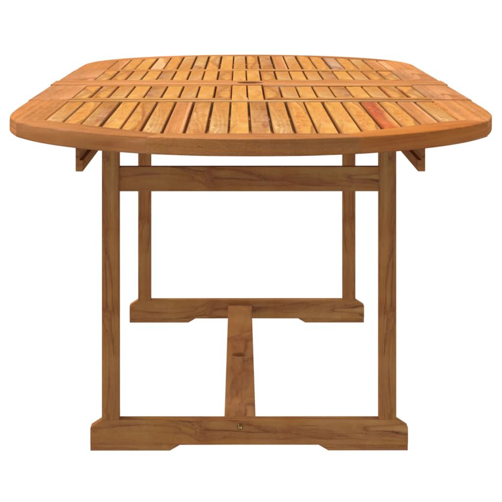 vidaXL 7 Piece Garden Dining Set Solid Wood Acacia and Textilene