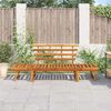 vidaXL Garden Bench 2-in-1 190 cm Solid Acacia Wood