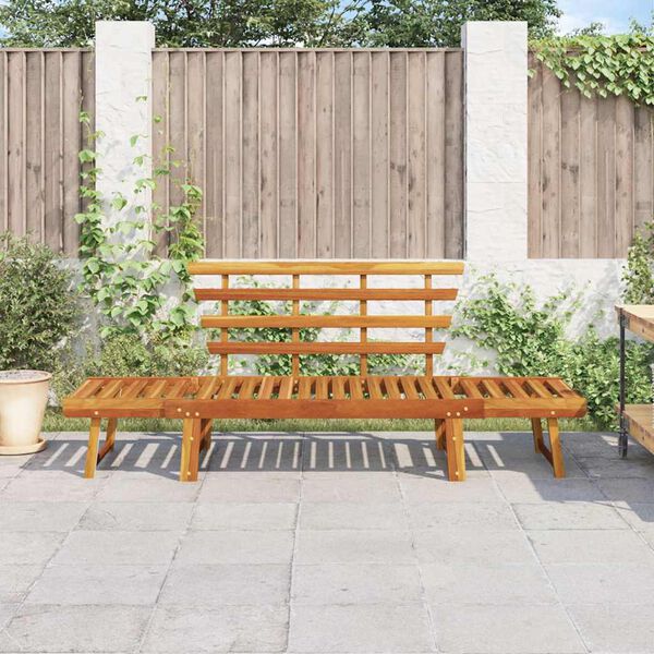 vidaXL Garden Bench 2-in-1 190 cm Solid Acacia Wood