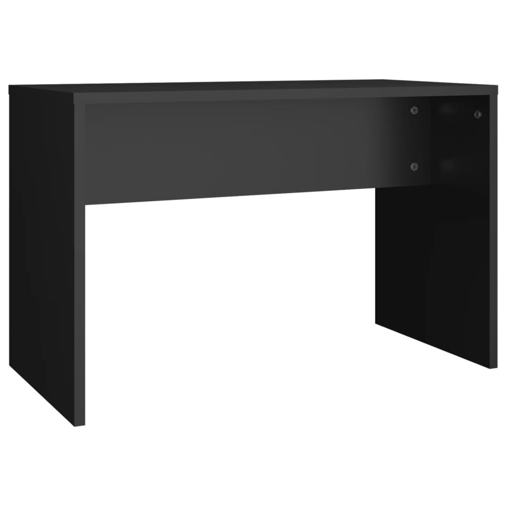 vidaXL Dressing Stool Black 70x35x45 cm Engineered Wood