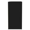 vidaXL Shoe Cabinet Black 60x35x70 cm Engineered Wood