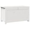 vidaXL Storage Box White 80x40x45.5 cm Solid Wood Pine