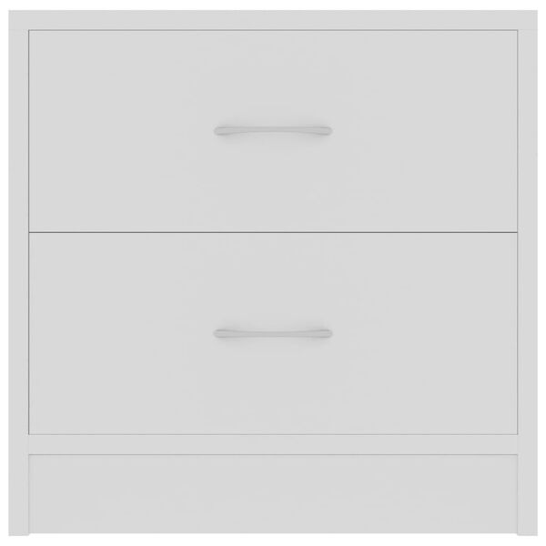vidaXL Bedside Cabinet White 40x30x40 cm Engineered Wood