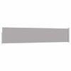 vidaXL Patio Retractable Side Awning 100x500 cm Grey