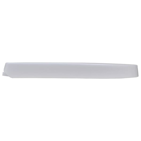 vidaXL Toilet Seats with Soft Close Lids 2 pcs Plastic White