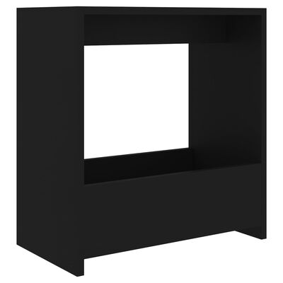 vidaXL Side Table Black 50x26x50 cm Engineered Wood, black vidaXL Side Table Black 50x26x50 cm Engineered Wood