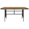 vidaXL 7 Piece Outdoor Dining Set Poly Rattan Grey
