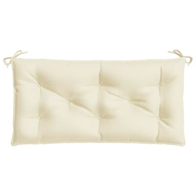 vidaXL Garden Bench Cushion Cream 100x50x7 cm Oxford Fabric, cream vidaXL Garden Bench Cushion Cream 100x50x7 cm Oxford Fabric