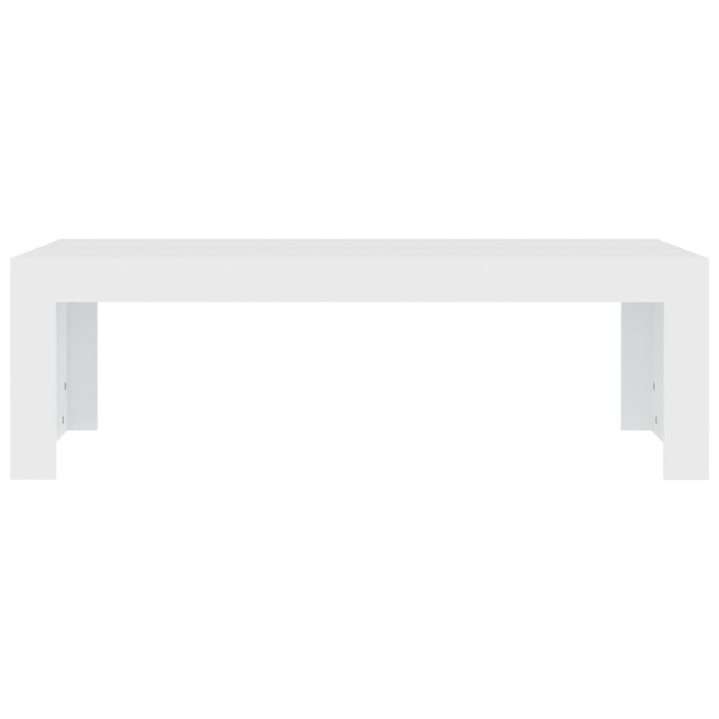 vidaXL Coffee Table White 110x50x35 cm Engineered Wood