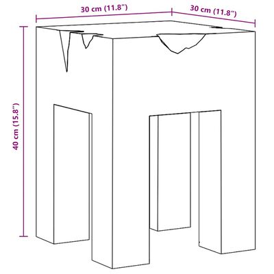 vidaXL Stool Solid Teak Wood,  vidaXL Stool Solid Teak Wood