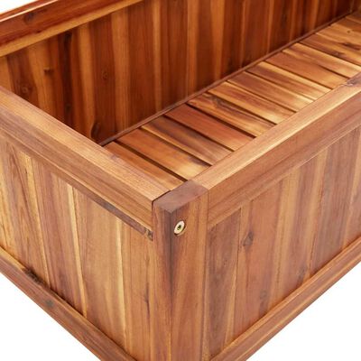 vidaXL Raised Bed with Trellis 85x38x150 cm Solid Acacia Wood,  vidaXL Raised Bed with Trellis 85x38x150 cm Solid Acacia Wood