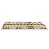 vidaXL Slatted Bed Base without Mattress with 28 Slats 7 Zones 90x200 cm