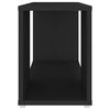 vidaXL TV Cabinet Black 60x24x32cm Engineered Wood