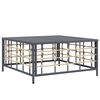 vidaXL 8 Piece Garden Lounge Set with Cushions Anthracite Poly Rattan