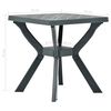 vidaXL Bistro Table Green 70x70x72 cm Plastic