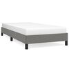 vidaXL Bed Frame without Mattress Dark Grey 92x187 cm Single Fabric