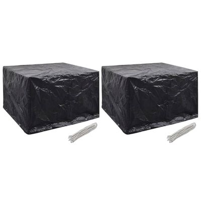 vidaXL Garden Furniture Covers 2 pcs 8 Eyelets 135x135x90 cm,  vidaXL Garden Furniture Covers 2 pcs 8 Eyelets 135x135x90 cm