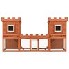 vidaXL Outdoor Large Rabbit Hutch House Pet Cage Double House